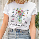 Sandjest Inspirational T-Shirt Occupational Therapy Gift for Women Girl Friend